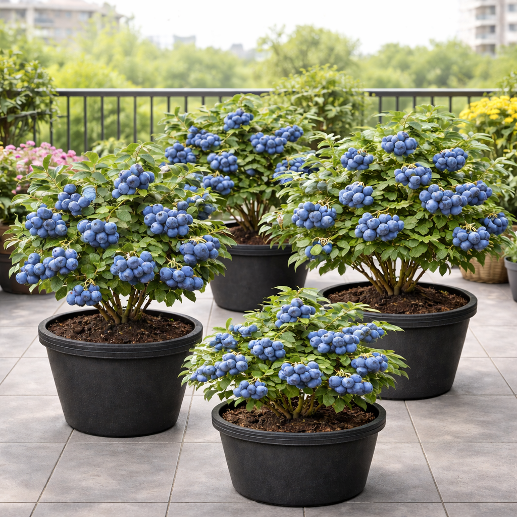 Imported Giant Blueberry Seeds – Grow Bigger, Juicier Berries at Home
